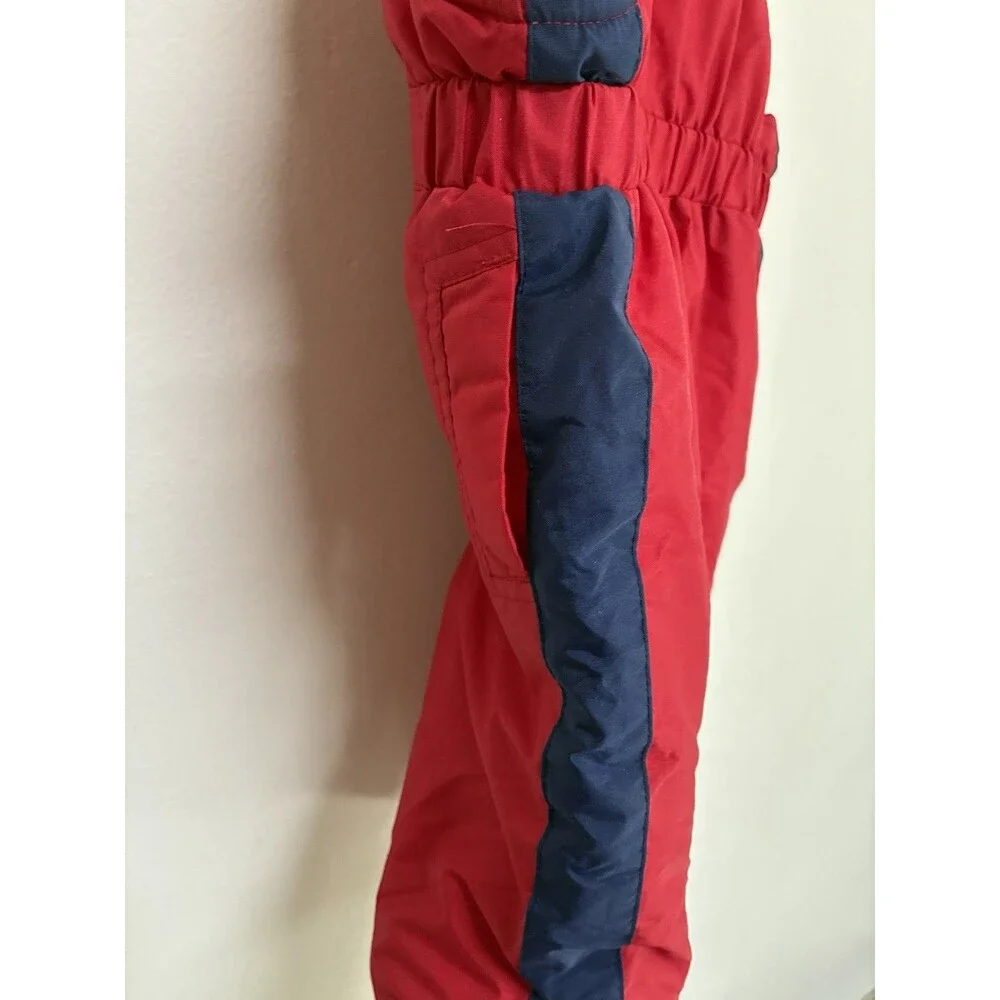 Oshkosh Baby 12 Months Snow Suit Red Blue Striped